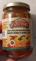 Piments rouges et jaunes rotis