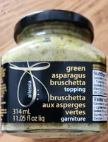 Bruschetta aux asperges vertes