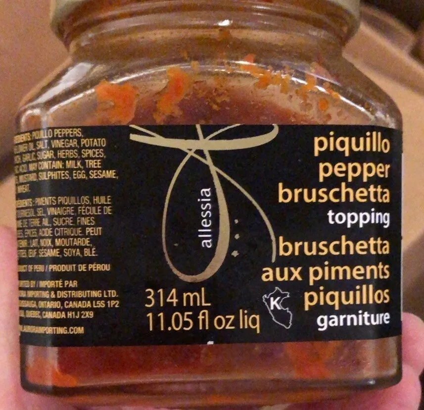 Bruschetta aux Piments Piquillos