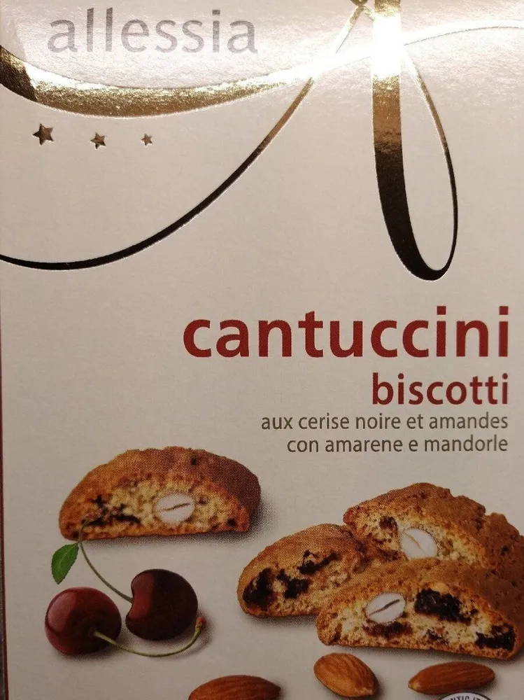 Cantuccini Biscotti aux cerises noires et amandes