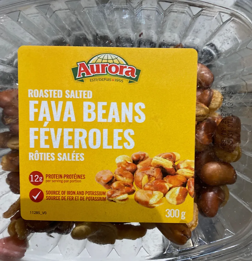 Roasted Salted Fava Beans / Févéroles rôties salées