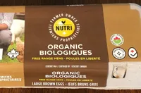 12 Large Organic Free-Range Eggs, brown