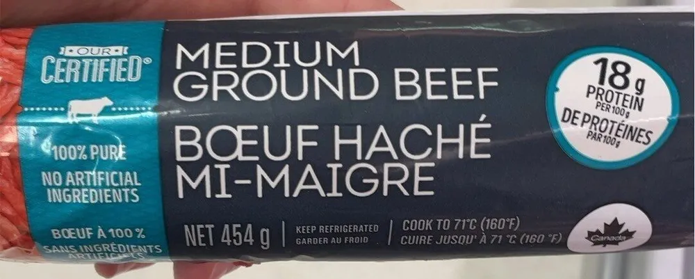 Medium ground beef