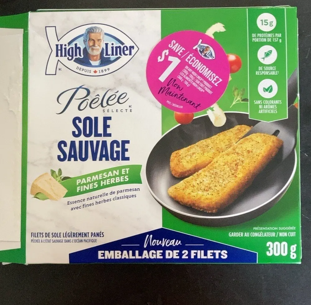 Poélée sole sauvage / parlesan et fines herbes