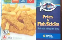 Fries and fish sticks
