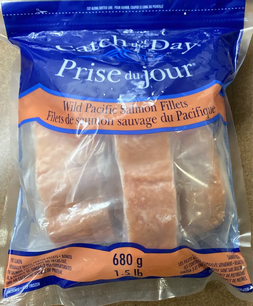 Filets de saumon sauvage du pacifique