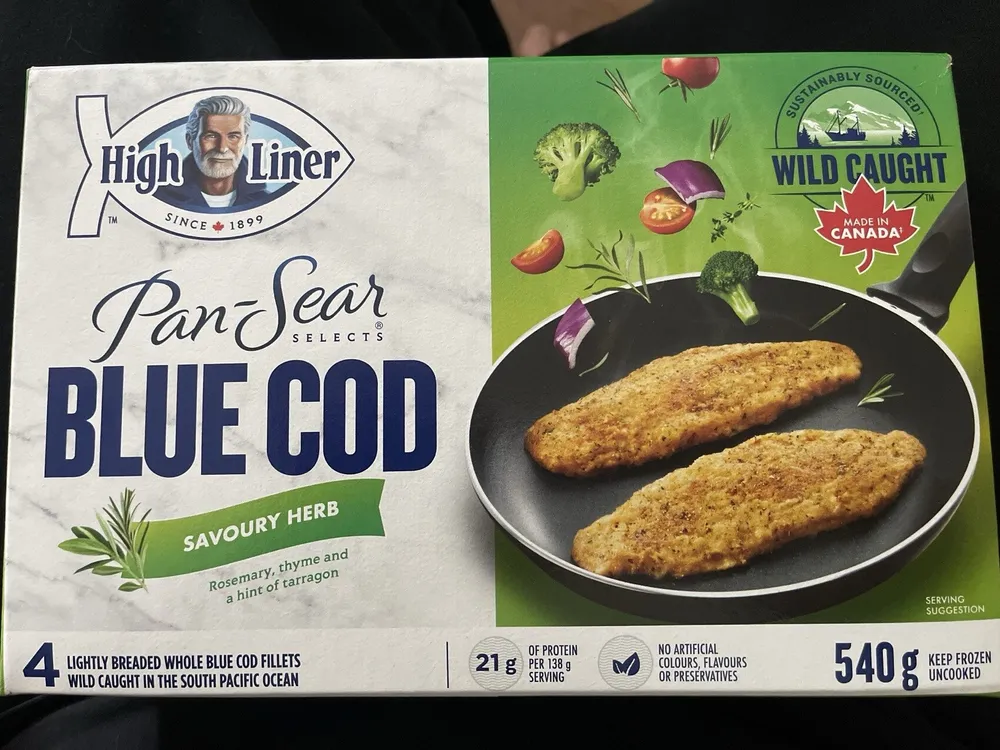 Pan sear cod