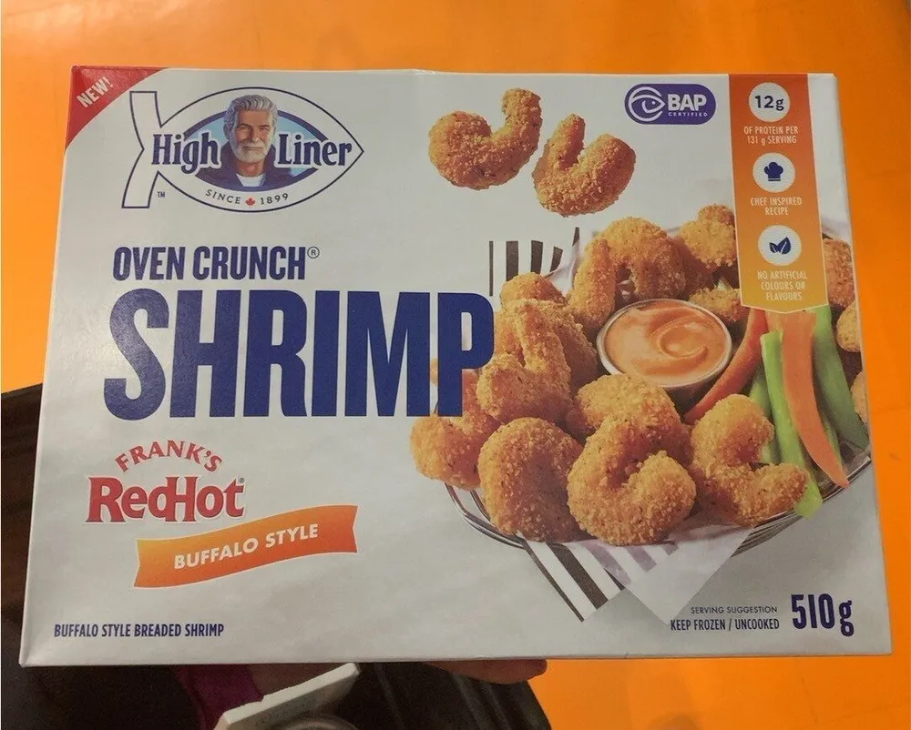 Oven crunch shrimp