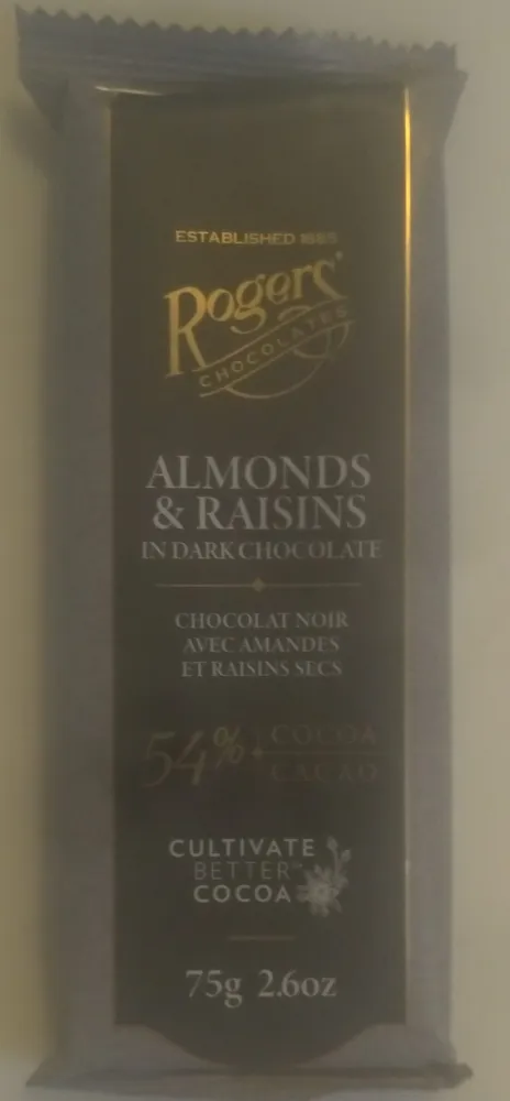 Almonds & Raisins in Dark Chocolate