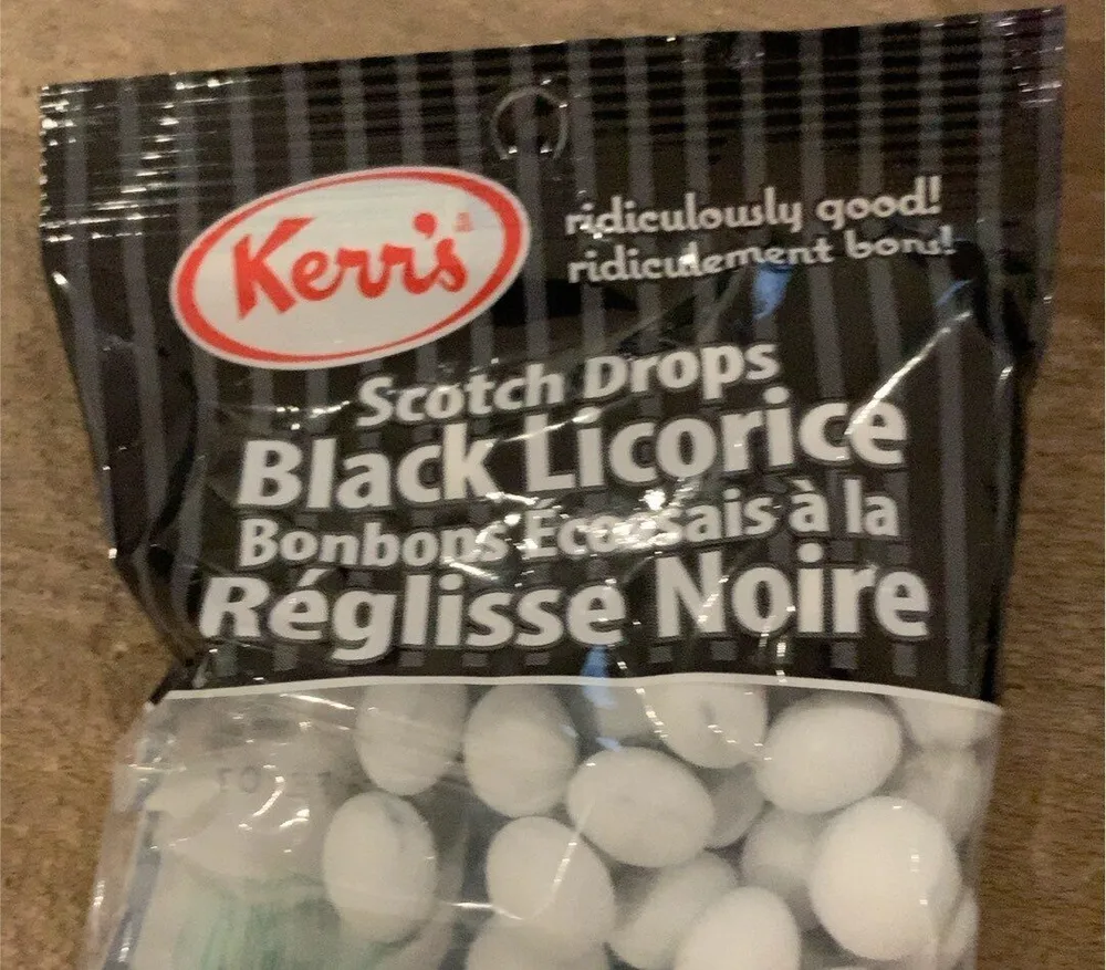 Scotch drops Black Licorice