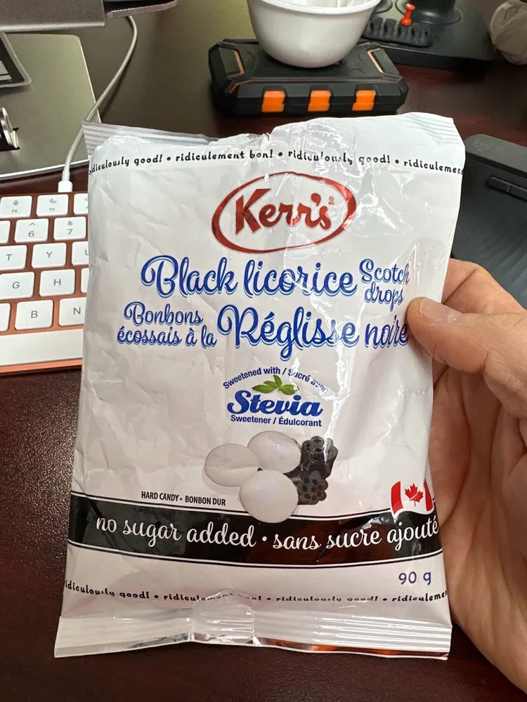 Black Licorice Scotch Drops Sweetened With Stevia