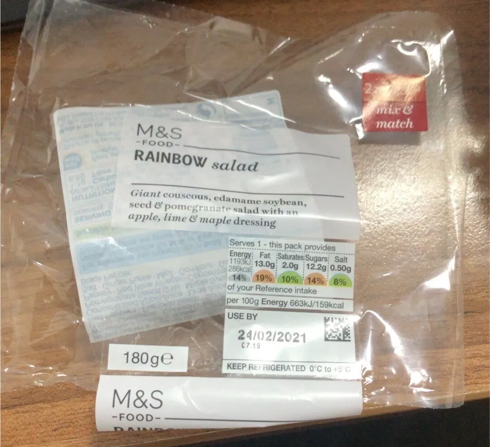 Rainbow salad