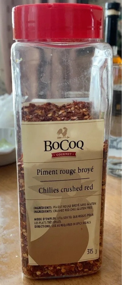 Piment rouge broyé
