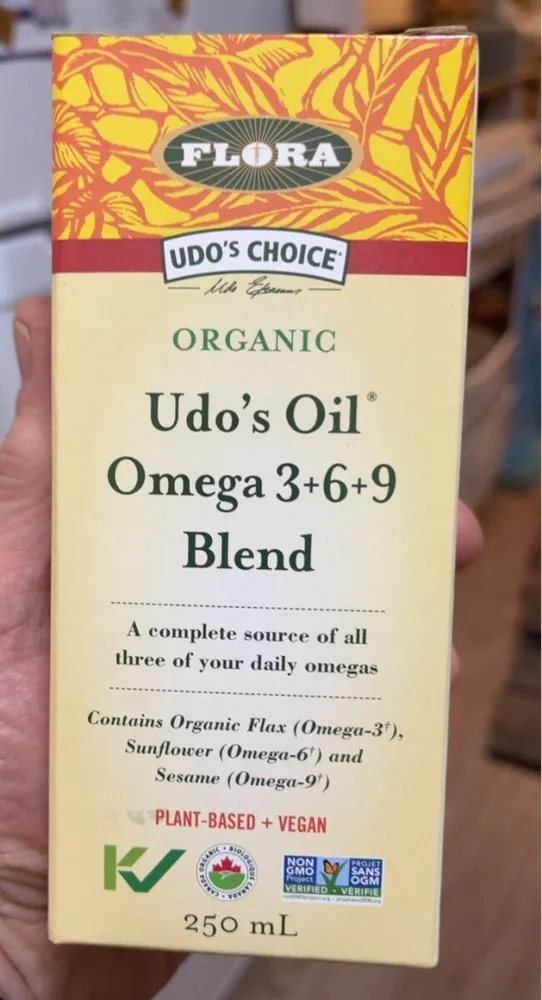 Organic Udo's Oil Omega 3+6+9 Blend