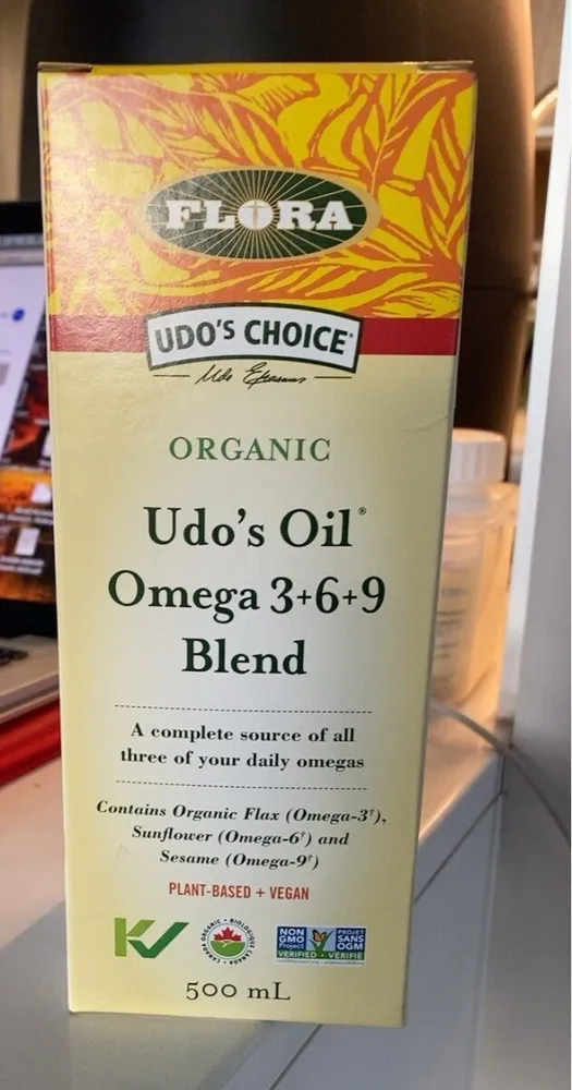 Organic Udo's Oil Omega 3+6+9 Blend