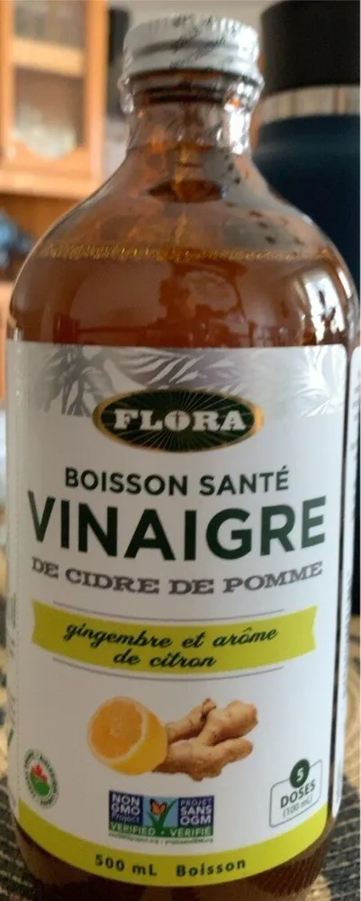Apple Cider Vinegar Ginger & Lemon Flavor