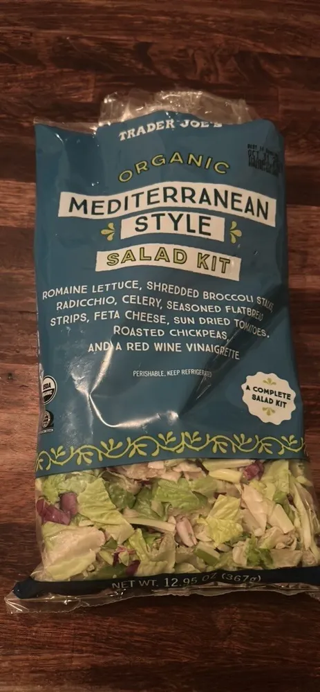 Organic Mediterranean Style Salad Kit