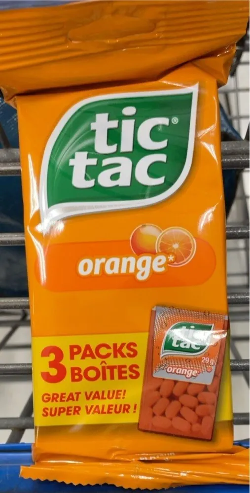 tic tac orange
