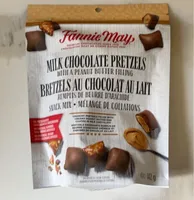 Milk Chocolate Pretzels with a peanut butter filling