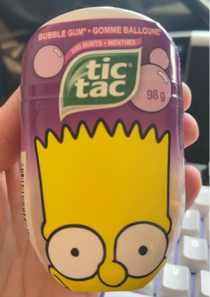 Tic tac bubble gum