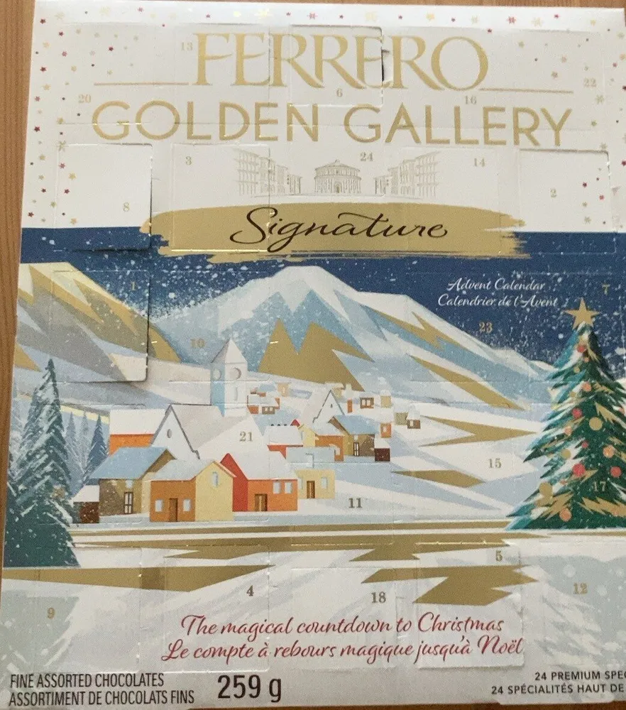 Golden gallery advent calendar