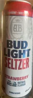 Strawberry hard seltzer