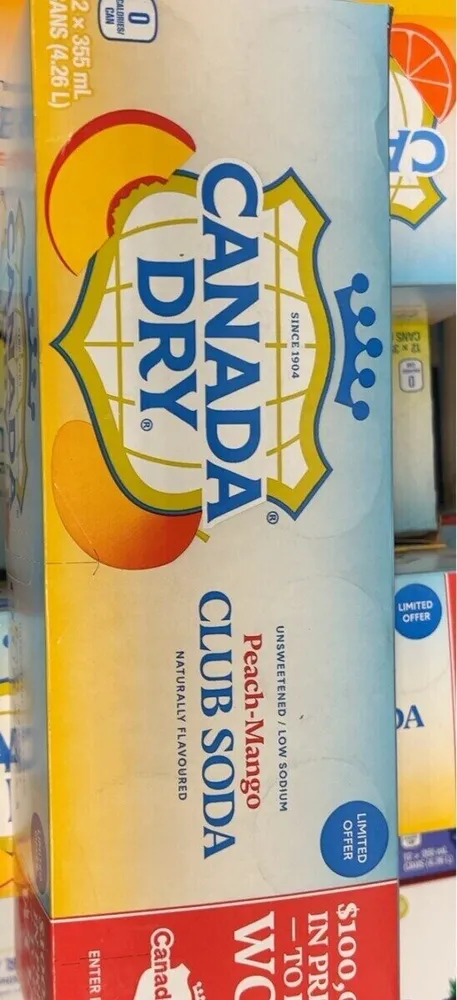Canada Dry Peach-Mango