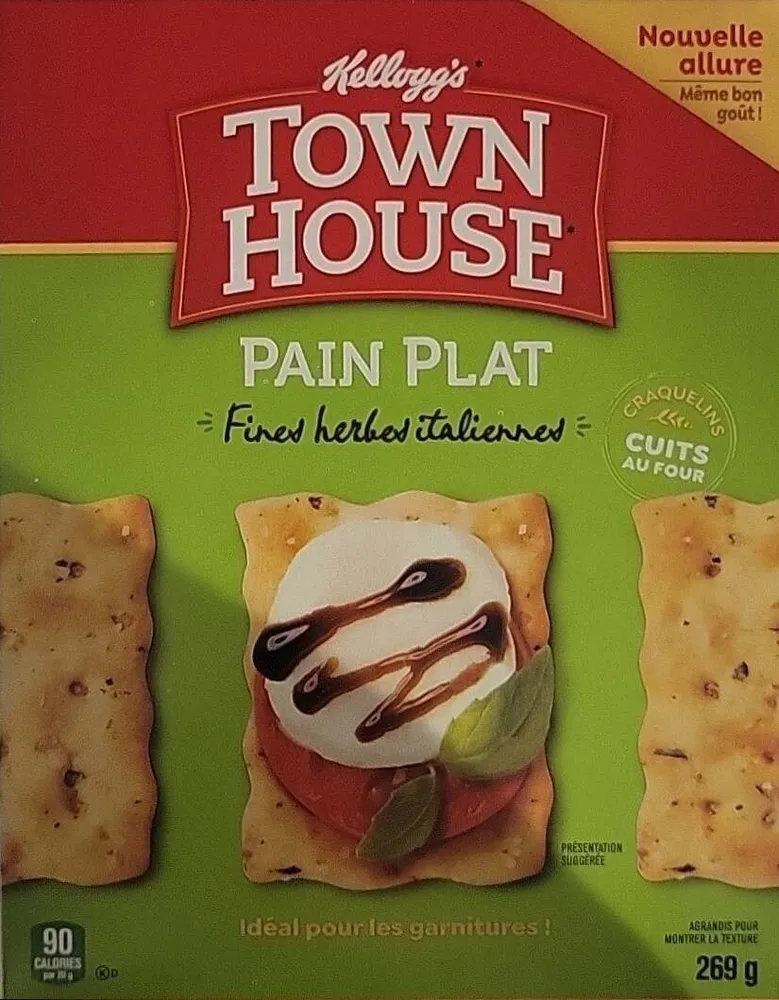 Pain plat fines herbes italiennes