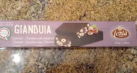Gianduia chocolates with hazelnuts