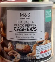 Sea salt & black pepper Cashews