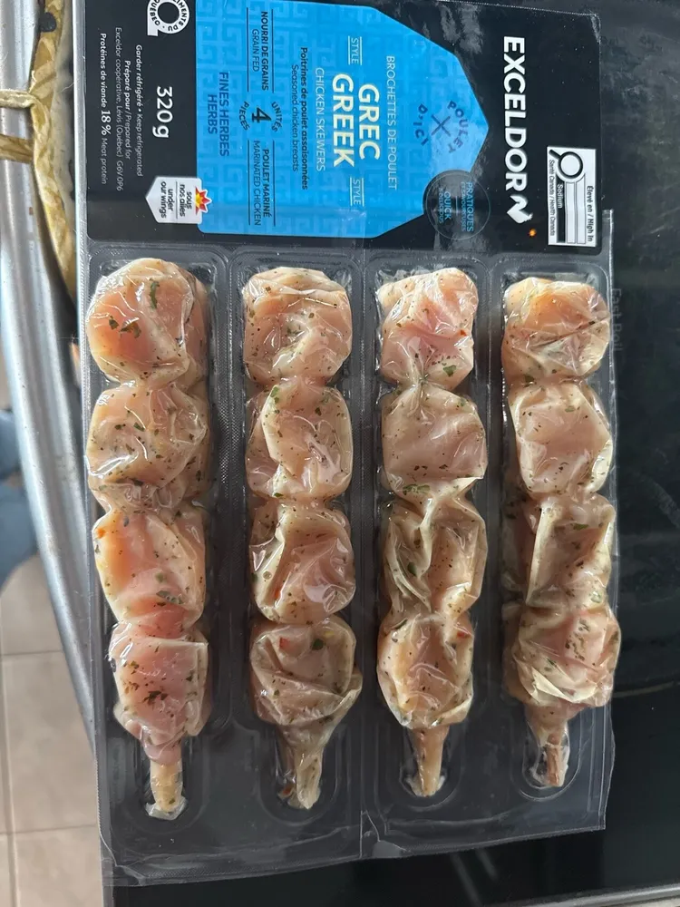 Brochette mariné greek