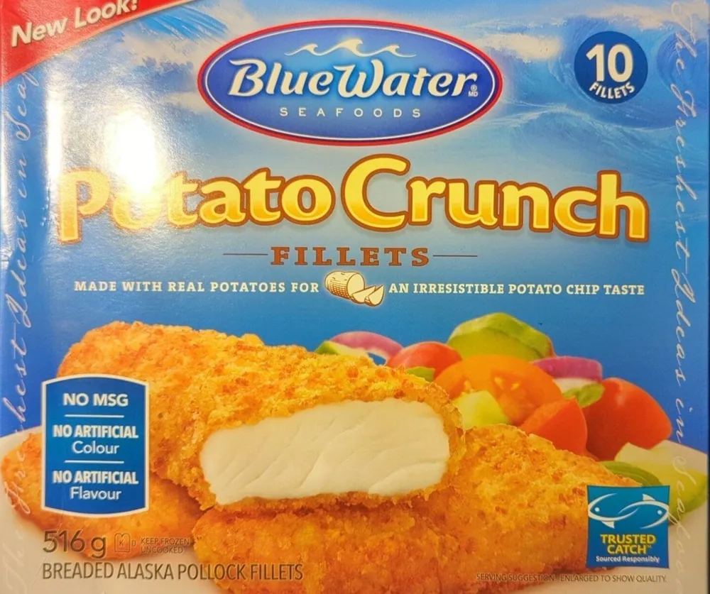 Potato crunch fillets