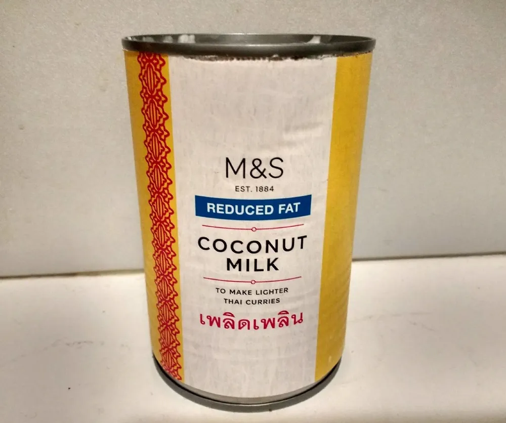 Reduced fat coconut milk
