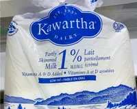 One percent partly skimmed milk