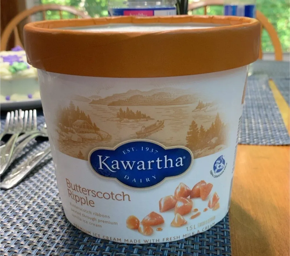 Butterscotch ice cream
