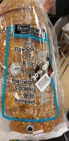 Organic flax seed rye bread