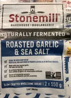 Naturally Fermented Roasted Garlic & Sea Salt Bread