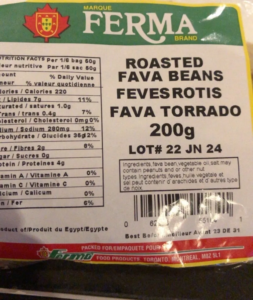 Fèves rôtis