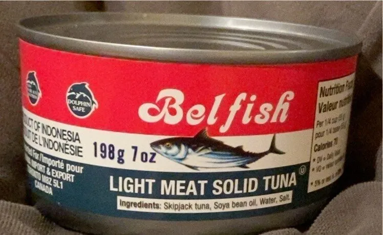 Light meat solid tuna