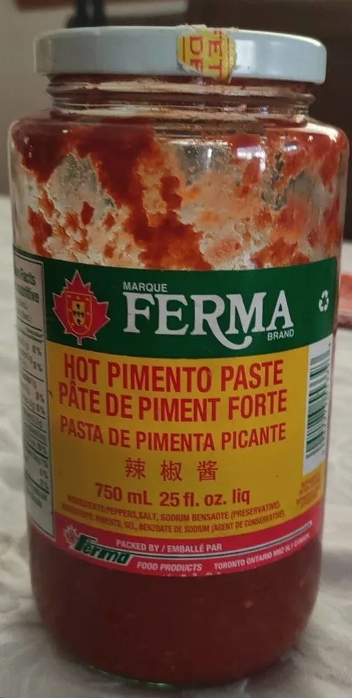 Hot pimento paste