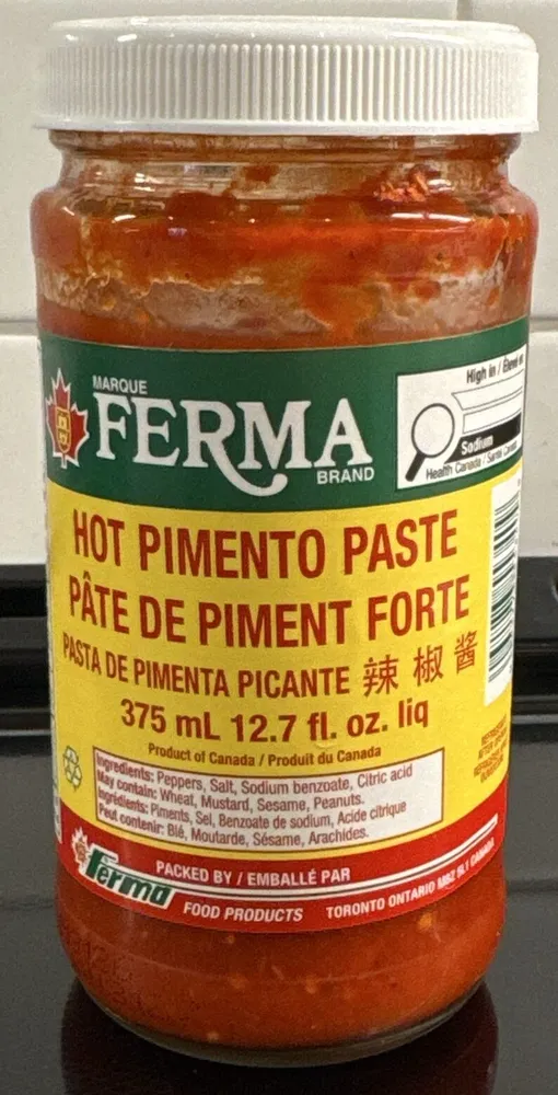Hot pimento paste