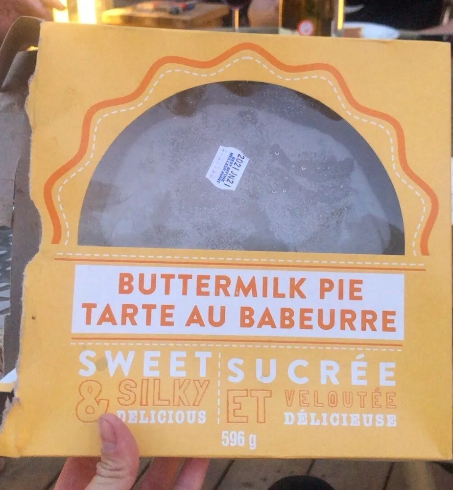 Tarte au babeurre