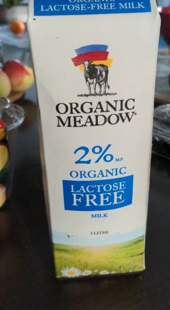 Organic Lactose-free milk