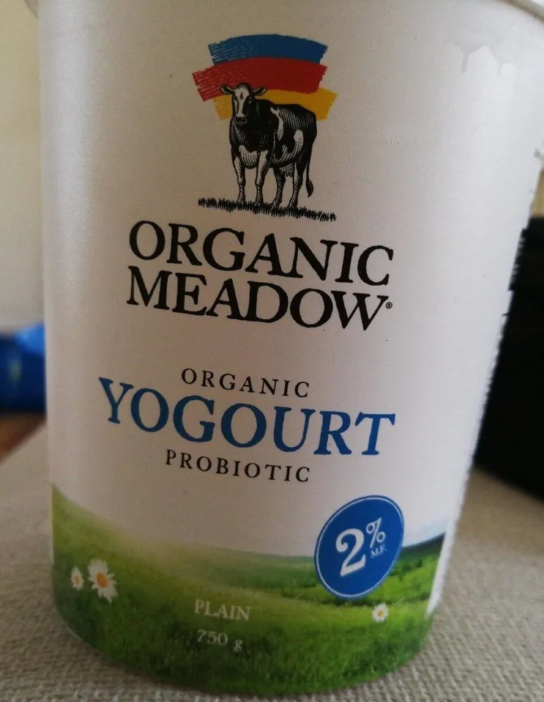 2% M.F. Plain Organic Probiotic Yogurt