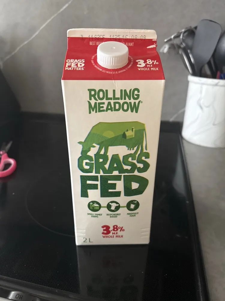 Grass fed milk