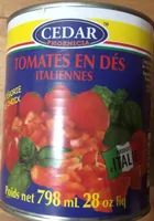 Tomates en dés