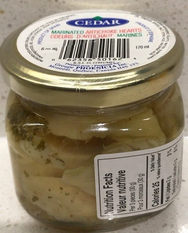Marinated artichoke hearts