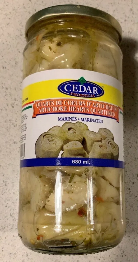 Artichoke Hearts Quartered