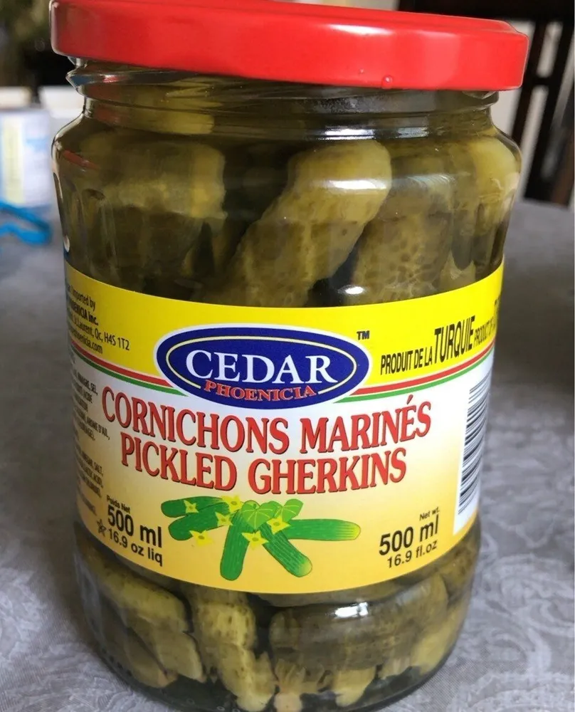 Cornichons marinés
