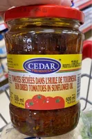 Sun dried tomatoes in sunflower oil